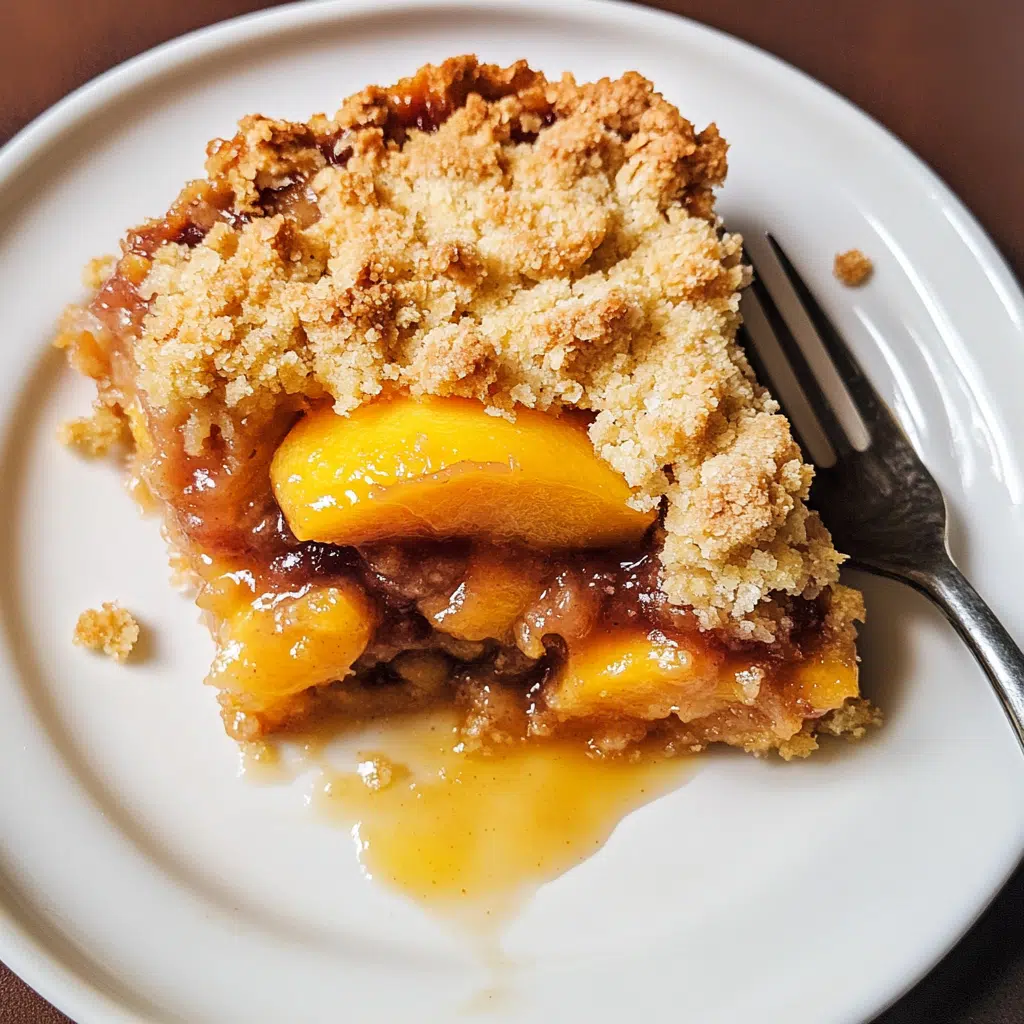 Peel peaches before baking