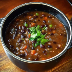 Why does black bean soup taste bitter